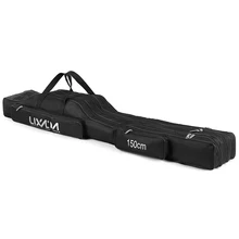 Lixada 130 см/150 см трехслойная Рыболовная Сумка, портативная складная рыболовная удочка, катушка, инструмент для снастей, чехол для переноски, дорожная сумка для отдыха на открытом воздухе