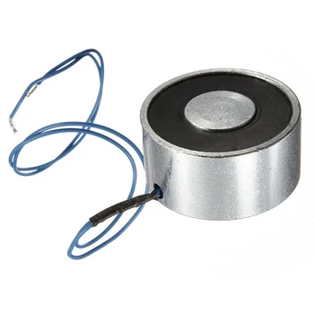 

DC 12V 25KG Strong Power Micro Electric Magnet Practical Sucker Parts DIY Mini Solenoid Lift Circular Electromagnet Holder