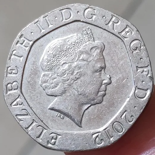 21 мм Британия, настоящая монета, оригинальная коллекция - Цвет: 1