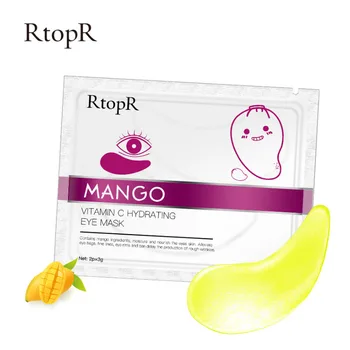 RtopR Vitamin C Hydrating Eye Mask Anti Wrinkle Remove Dark Circles Eye Bags Moisturizing Whitening