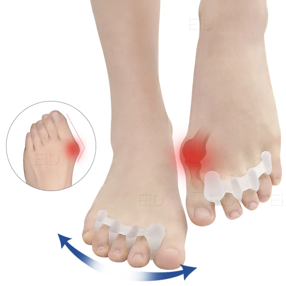EiD Hallux Valgus гелевый ортопедический Сращивание шина для раздельного палец на ноге