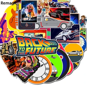 

12sets back to the future 50pcs/set anime vintage pasters gifts toy cosplay funny decal scrapbooking diy stickers phone laptop