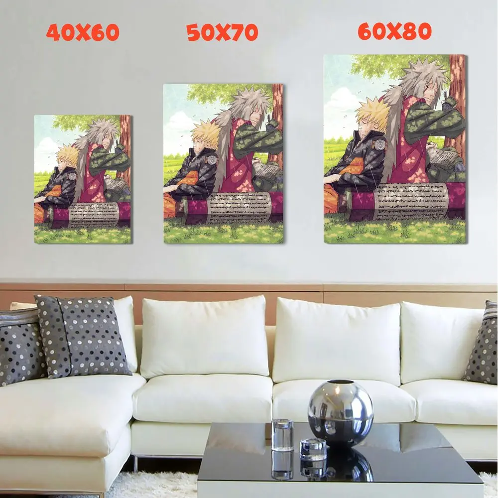  HEPILE Anime Poster Naruto Akira Suki Naru Mr.Naru Poster  Decorative Painting Canvas Wall Art Living Room Posters Bedroom Painting  28×42inch(70×105cm) : Hogar y Cocina