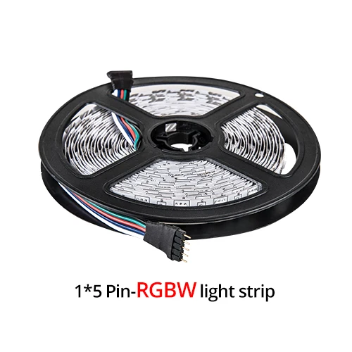 RGBW LED Strip EeeToo, умный, Wifi, светодиодный светильник, водонепроницаемая, RGB лента, DC12V, лента, диод, светодиодный, Ночной светильник, приложение, дистанционное управление, работа с Echo Alexa - Испускаемый цвет: RGBW LED Strip