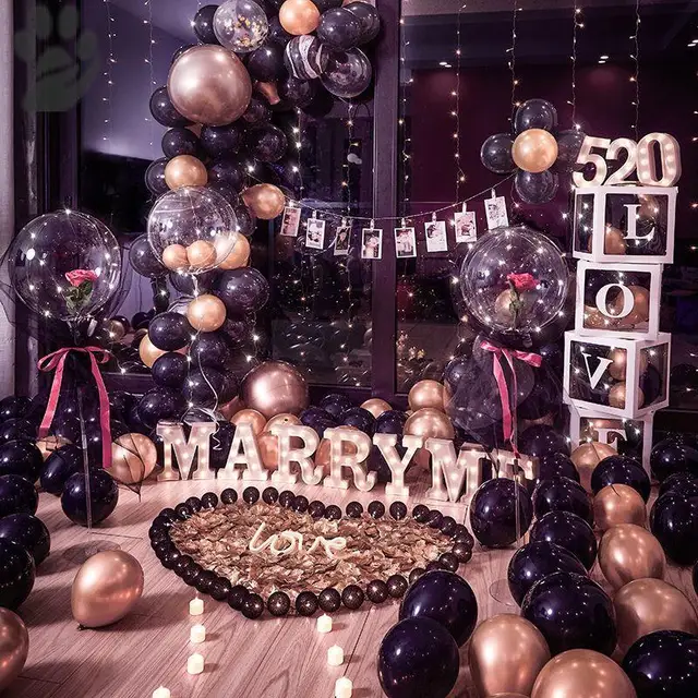 로맨틱 서프라이즈를 위한 최적의 소품