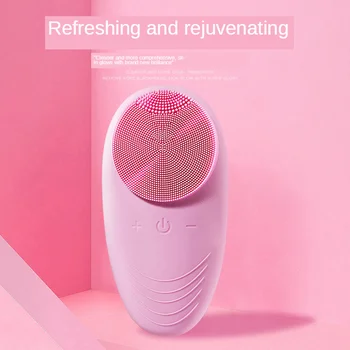 

Silica gel cleanser electric pore cleaner facial massager ultrasonic silica gel cleanser