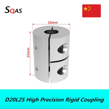 

Stepper Motor coupler 1pcs D20L25 High Precision Rigid Coupling Aluminium alloy Shaft Coupler 4 M3 Screw For CNC parts