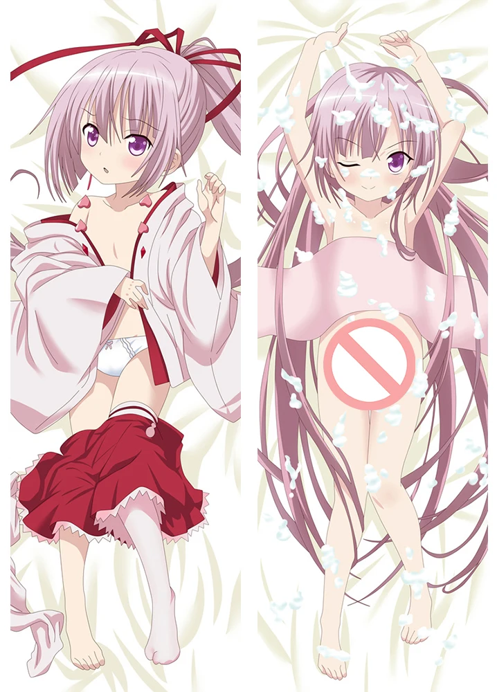 S4 Аниме Tenshi no 3P Dakimakura Чехол персонажи Jun Gotou& Koume Ogi Bolster чехол ангел 3 шт. Sora Kaneshiro чехол для подушки тела - Цвет: S4
