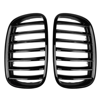

Car Gloss Black Front Bumper Intake Kidney Grills Grille for BMW E70 E71 X5 X6 2007-2013