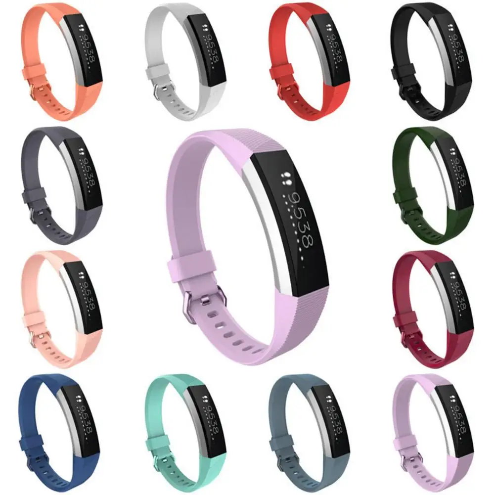 Correa de muñeca de repuesto de banda de silicona para Fitbit Alta HR Smart Watch soporte correas Accesorios