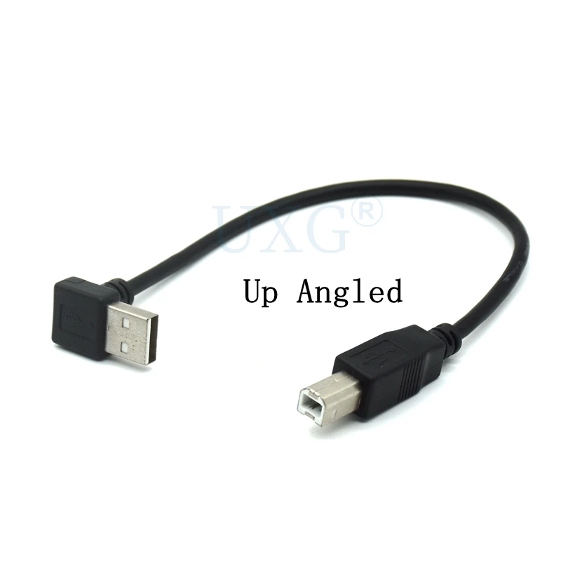 90 Degree Bend Type B Male to Up/Down Angled USB 2.0 Cable (20cm) for Printer, Scanner, Hard Disk Description Image.This Product Can Be Found With The Tag Names Computer Cables Connecting, Computer Peripherals, PC Hardware Cables Adapters, Usb up down bend