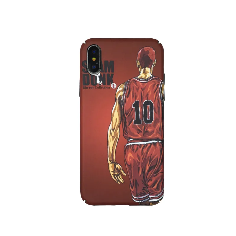 Cartoon Slam dunk Basketball genius Sakuragi phone case for iPhone 7 7 Plus 6 6s 8 Plus XS Max case for iPhone cover X XS case