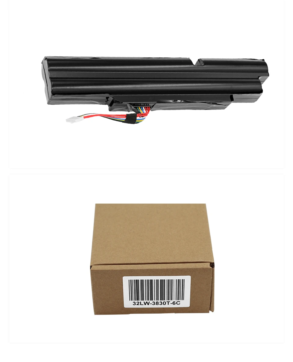 Apexway 6 Cellules 3830 т 5830 мА/ч. аккумулятор d'ordinateur портативный Pour acer Aspire TimelineX 4830TG 3830TG 4830T 5830TG 3INR18/65-2