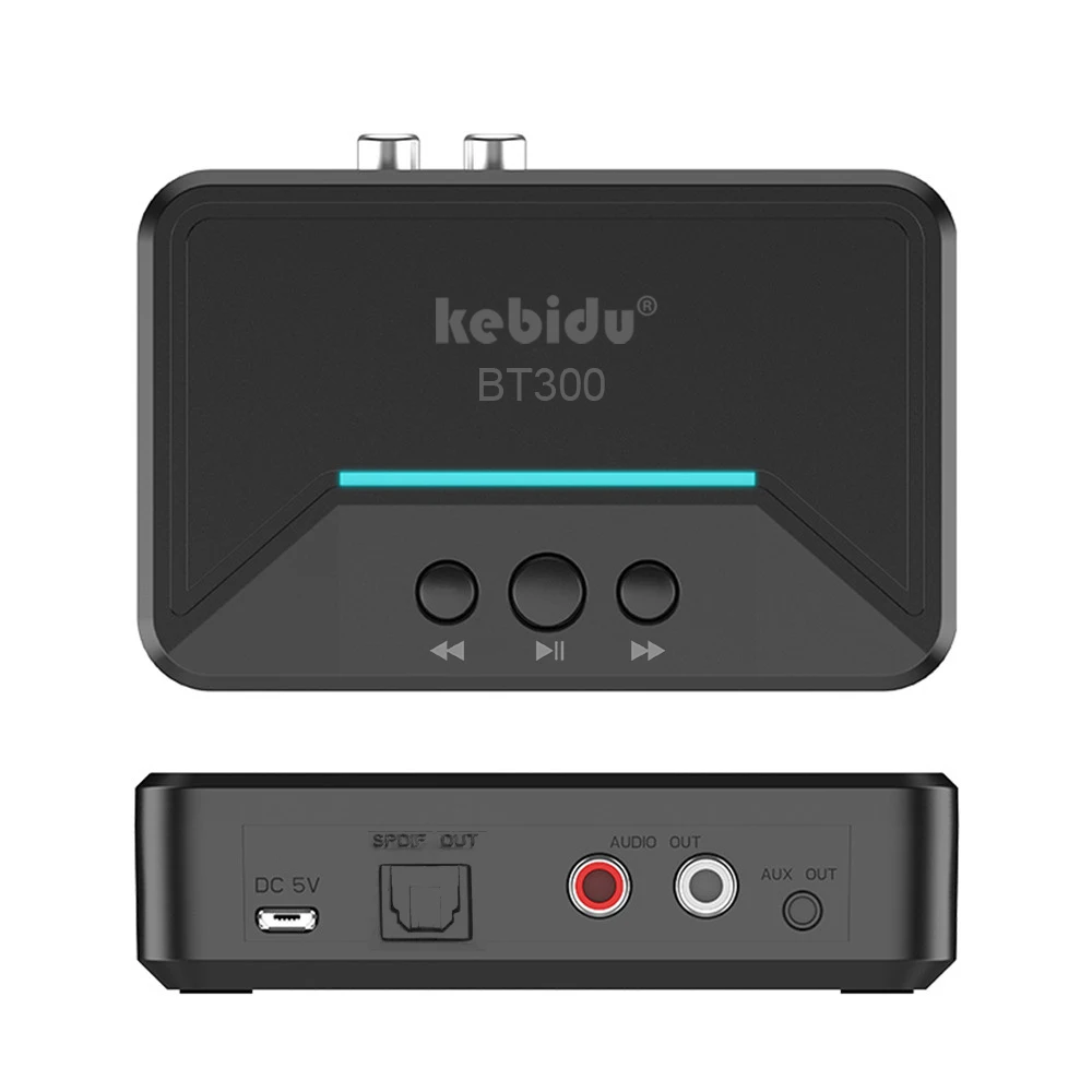 KEBIDU беспроводной Bluetooth 5 0 приемник APTX HD DAC цифровой аудиоадаптер с низкой