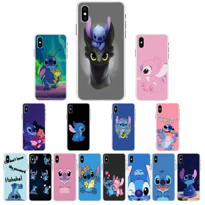 LJHYDFCNB милый мультяшный Лило стежок на заказ фото мягкий чехол для телефона IPhone 11