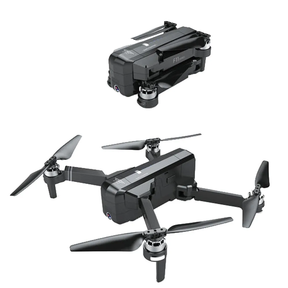 SJRC 11 Pro gps и Wifi FPV 1080 P/2 K камера HD F11 несканирующий самолет 25 минут складной БПЛА и SG906 время полета