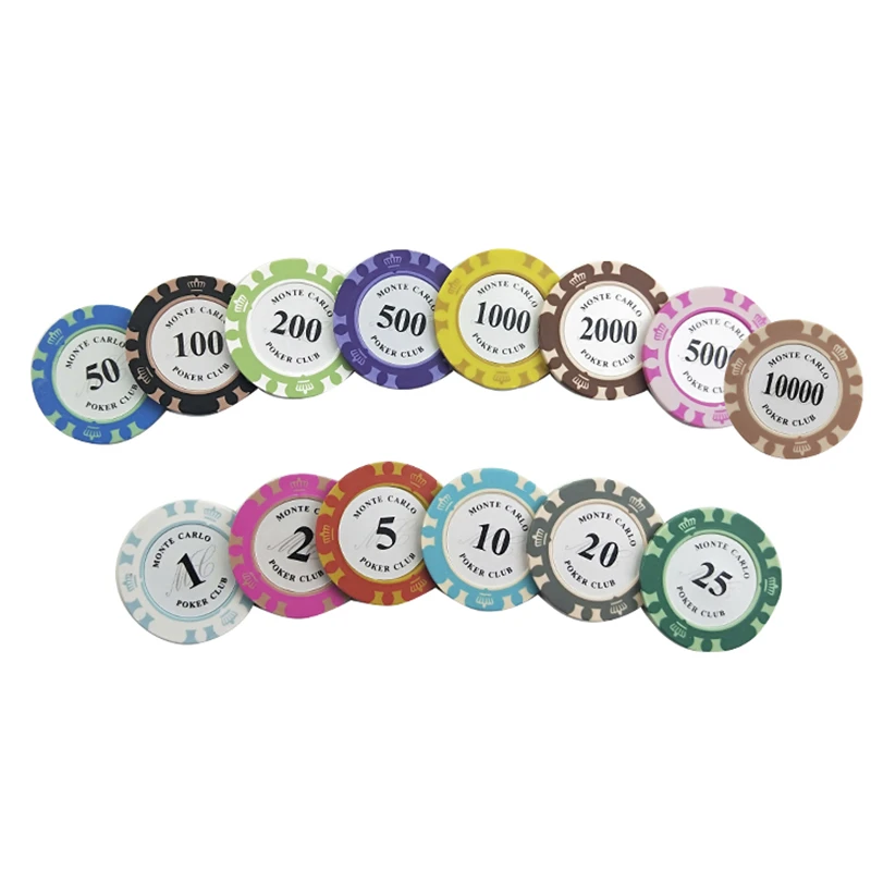 i morgen hud Pris Iron Poker Playing Card Chips | Iron Poker Chips Set | Poker Chip Clay 14 -  50pcs/set - Aliexpress