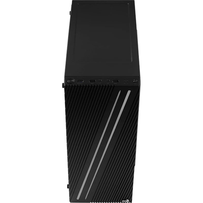 Корпус Aerocool Streak-A-BK-v1 черный без БП ATX 1x80mm 2xUSB2.0 1xUSB3.0 audio