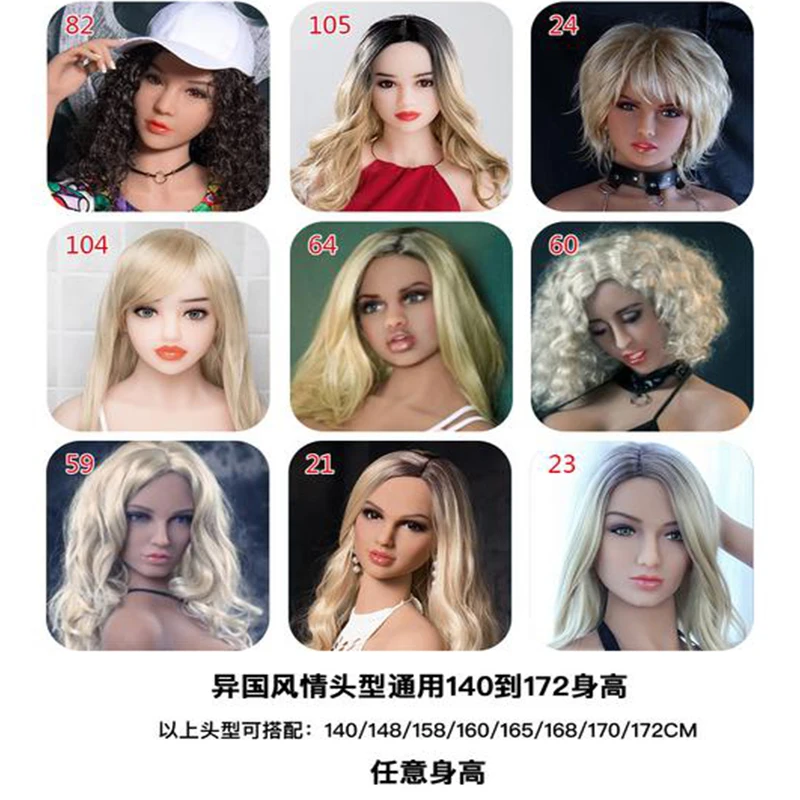 Силиконовые Реалистичные секс куклы голова оральная любовь головки сексуальные