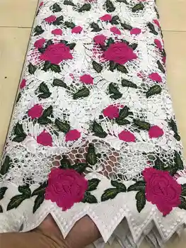 

Direct deal 2019new Water Soluble Hollow Lace Fabric High quality New African Cord Lace for Heavy Party/Evening Dresses Win328l