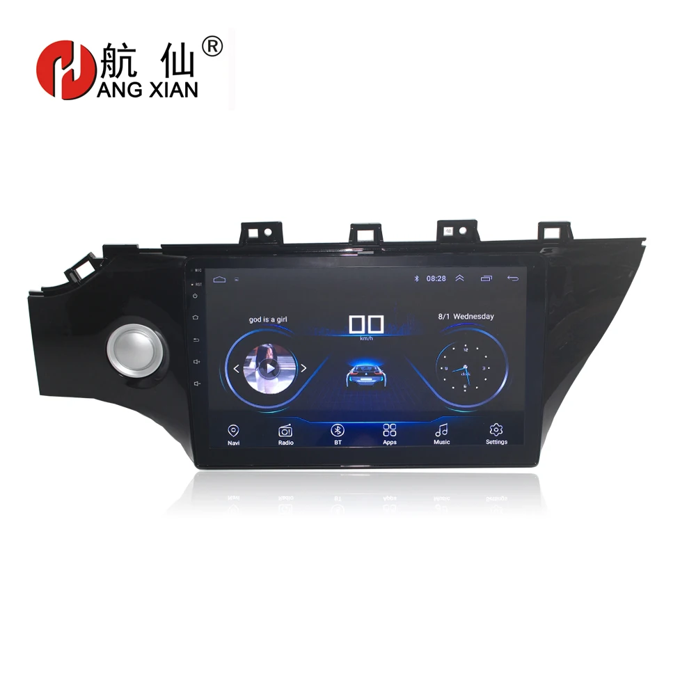 Автомагнитола HANG XIAN 10 1 дюйма 4 ядра Android 8 для KIA K2 2017 dvd плеер GPS навигация