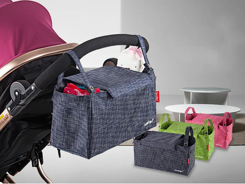 

Multifunctional Mommy Bag Baby Car Trailer Bag Maternal and Infant Articles Waterproof Nylon Mommy Inner Bag + Baby Care