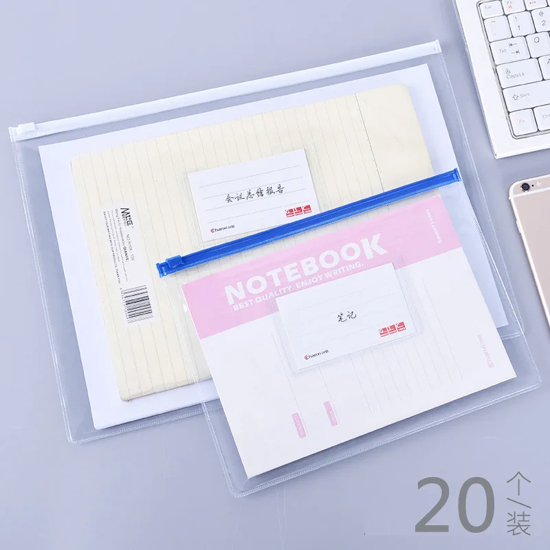 

Chanyi A3 Edge Sliding Bag A4 File Holder Transparent Plastic Office Supplies Students Stationery Information Test Paper 8k Albu