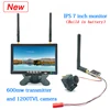 EWRF FPV set 5.8G 40CH 7 inch HD IPS 1024*600 monitor with 600mw transmitter and Cmos 1200TVL fpv camera for RC Drone 1