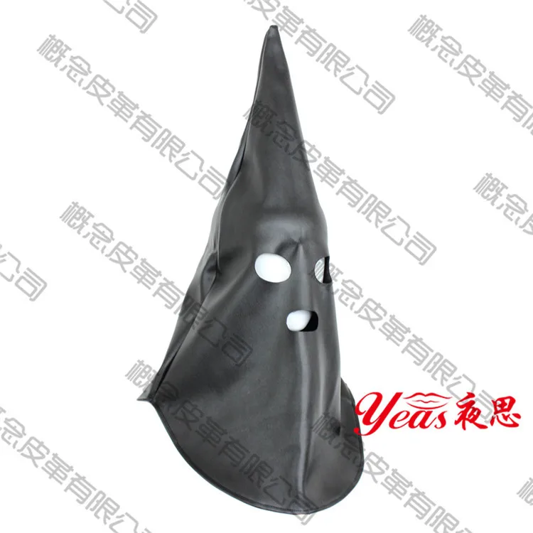 Enclosed Cat Black And White with Pattern Leather Mask Belly Band Mouth Ball Tune Alternative Passion Head Band Couples Game Toy