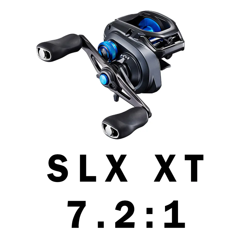 Новая катушка Shimano SLX XT Baitcast Рыболовная катушка SVS Infinity тормозная система алюминиевый корпус Hagane - Цвет: 7.2