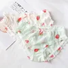 M XL Lovely Strawberry Kawaii Princess briefs girl Ruffle lace Panties Women Cute Underwear woman Lingeries ► Photo 2/6