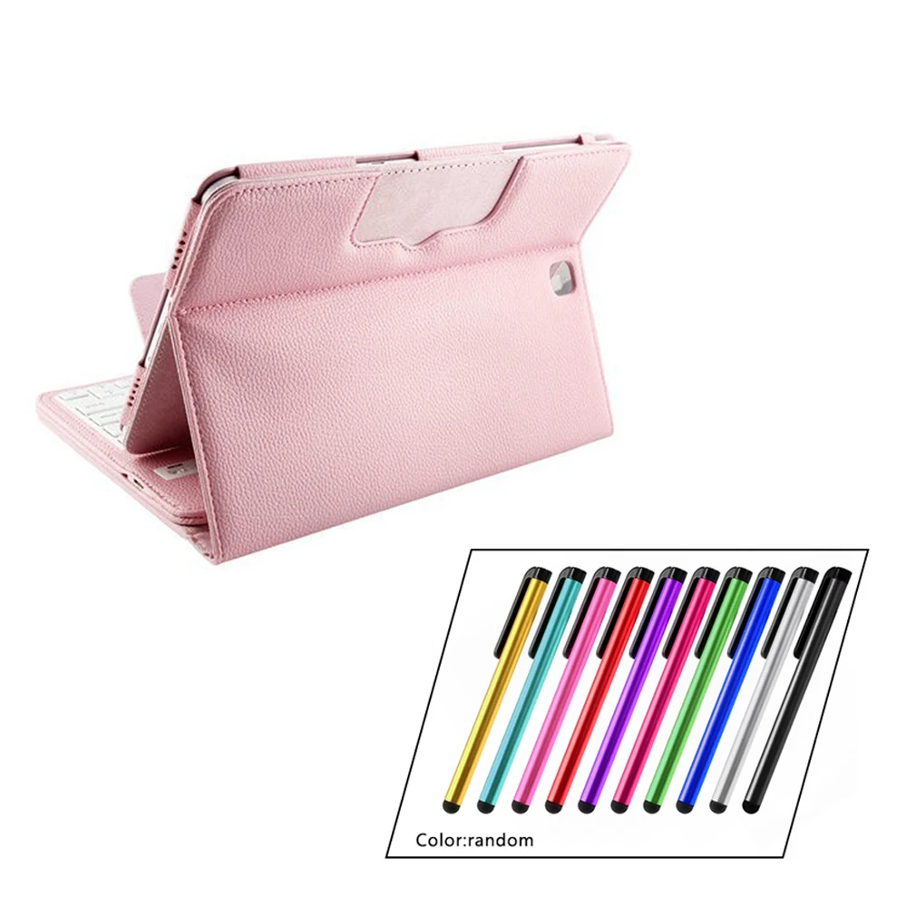 

Light Weight Quiet Keystrokes Universal Fashion Design Home Office Use Split Type PU Leather Wireless Keyboard For Samsung Galax