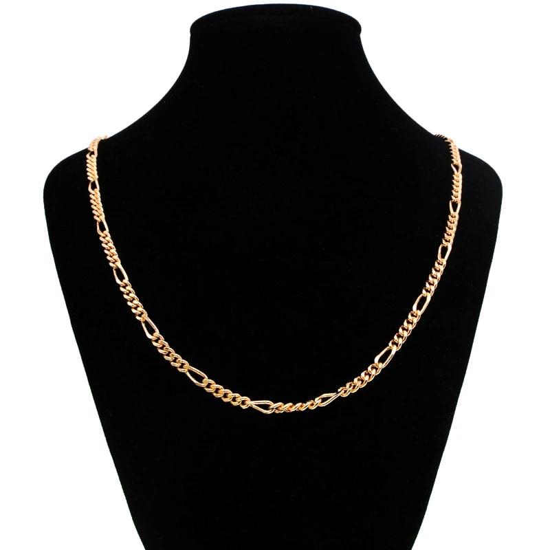 50cm Link Chain Gold Necklaces Men African Jewelry Friendship Gift Bijoux Hommes Colar Homens Erkek Kolye Halskette N0707 Chain Necklaces Aliexpress