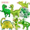1pcs Large 4D Walking Dinosaur Foil Balloons Jungle Animal Boys Birthday Party Decors Tyrannosaurus Jurassic Dragon Kids Toys 1