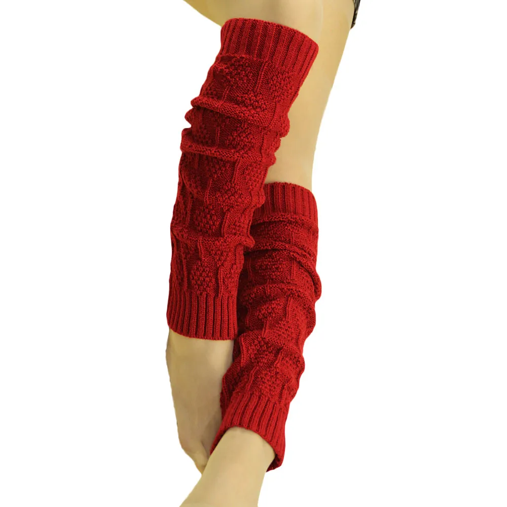 ; гетры до колена с изображением страуса; женские эластичные длинные вязаные зимние носки для девочек; Модные женские теплые однотонные чулочно-носочные изделия; 908