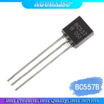 

100pcs/lot BC557B TO-92 BC557 TO92 557B new triode transistor In Stock