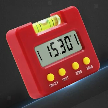 

Black Digital Inclinometer Aluminum Alloy Workshop Tool Parts Electronic