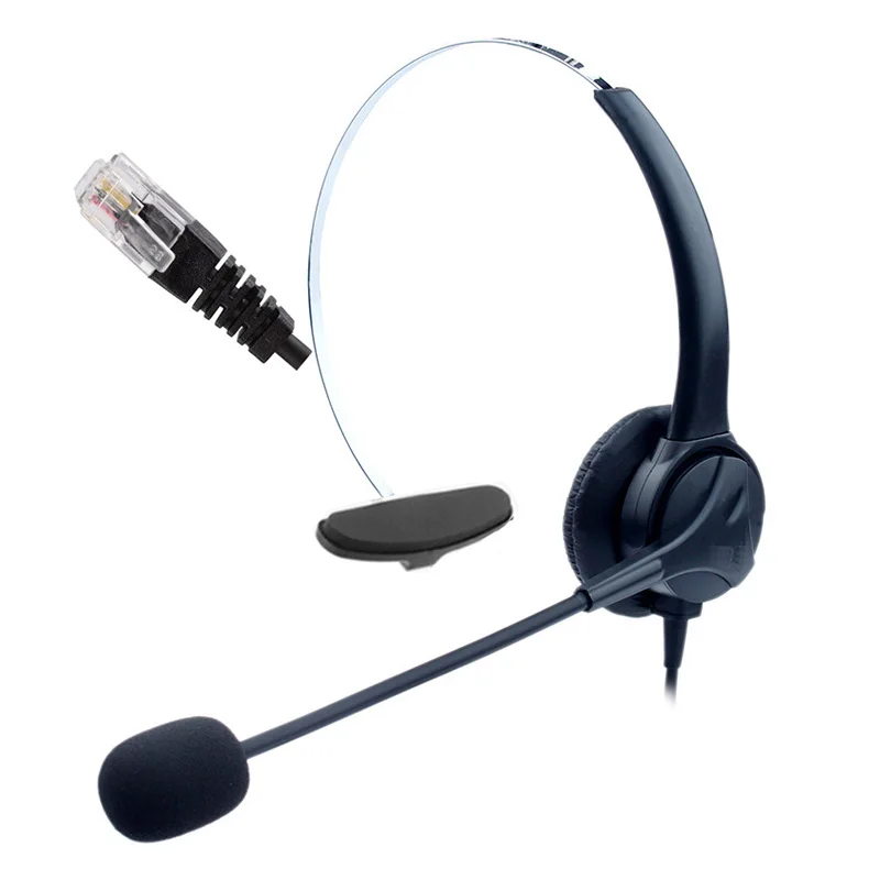 New Laptop Headset Unilateral Traffic Usb Noise Reduction Wire Rj-11 Connector | Электроника