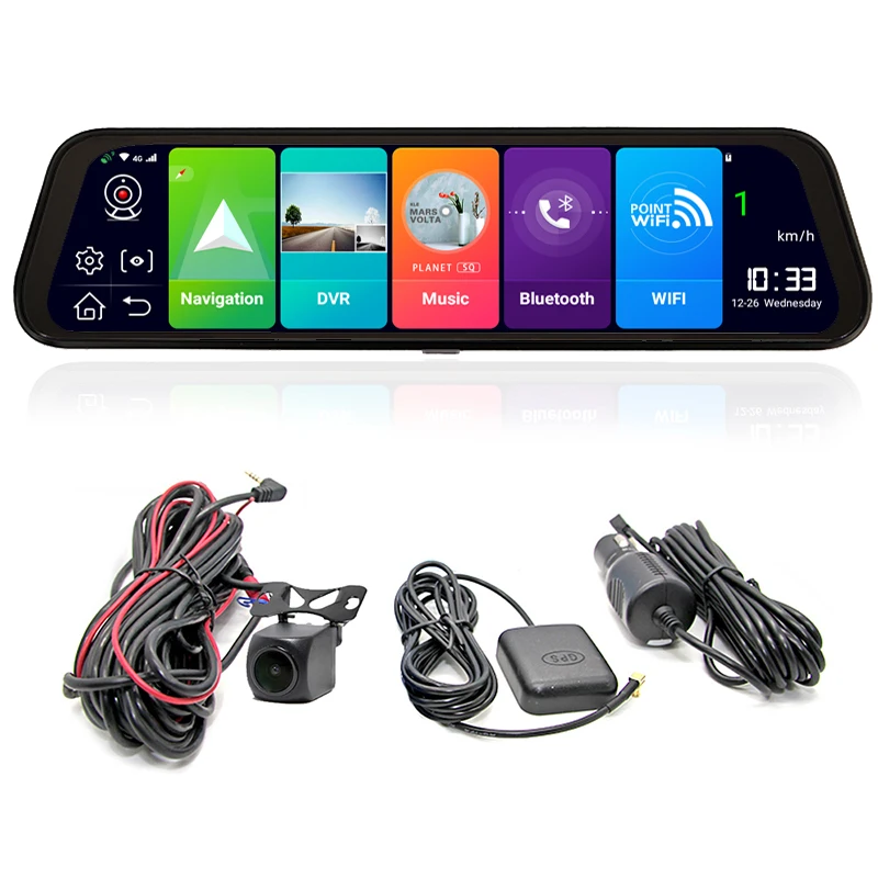 Maiyue star 10 дюймов 4G Android 8,1 Автомобильный видеорегистратор dash gps навигация ADAS FHD 1080P Спринт камера дистанционный просмотр рекордер