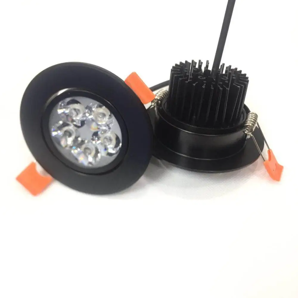 6 шт./лот мини светодиодные светильники под кабинет пятно света 1 Вт потолочный