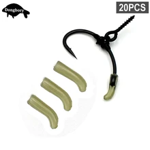 20 шт., рыболовные аксессуары для ловли карпа, микро рыболовный крючок, выравнивающий крючок, рукав, леска, крючок, защита от спутывания, Выравнивающая установка, Клеммная Снасть