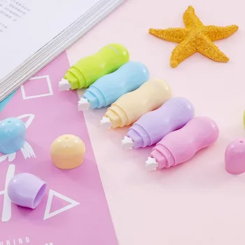 

1 Pcs Kawaii Candy Color 3M Correction Tape Adhesive Tape Punctiform Adhesive Glue Learning Stationery