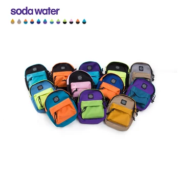 

SODAWATER 2020 Fashion Unisex Shoulder Bag Streetwear Contrast Color Hip Hop Fanny Pack Small Functional Crossbody Bag Girl