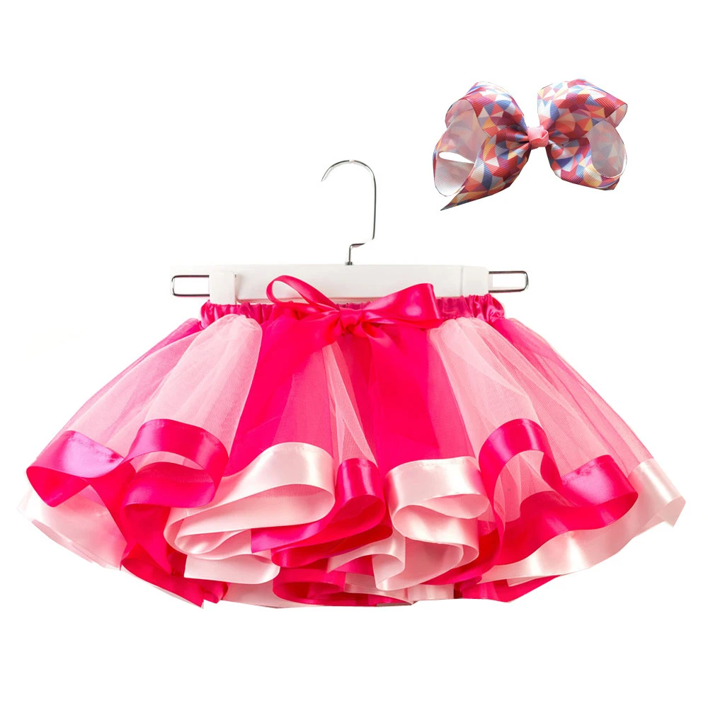 Летнее платье-пачка с единорогом для маленьких девочек; Детские вечерние платья с единорогом для маленьких девочек; vestidos; комплект с радугой; платье принцессы - Цвет: tutu Skirt