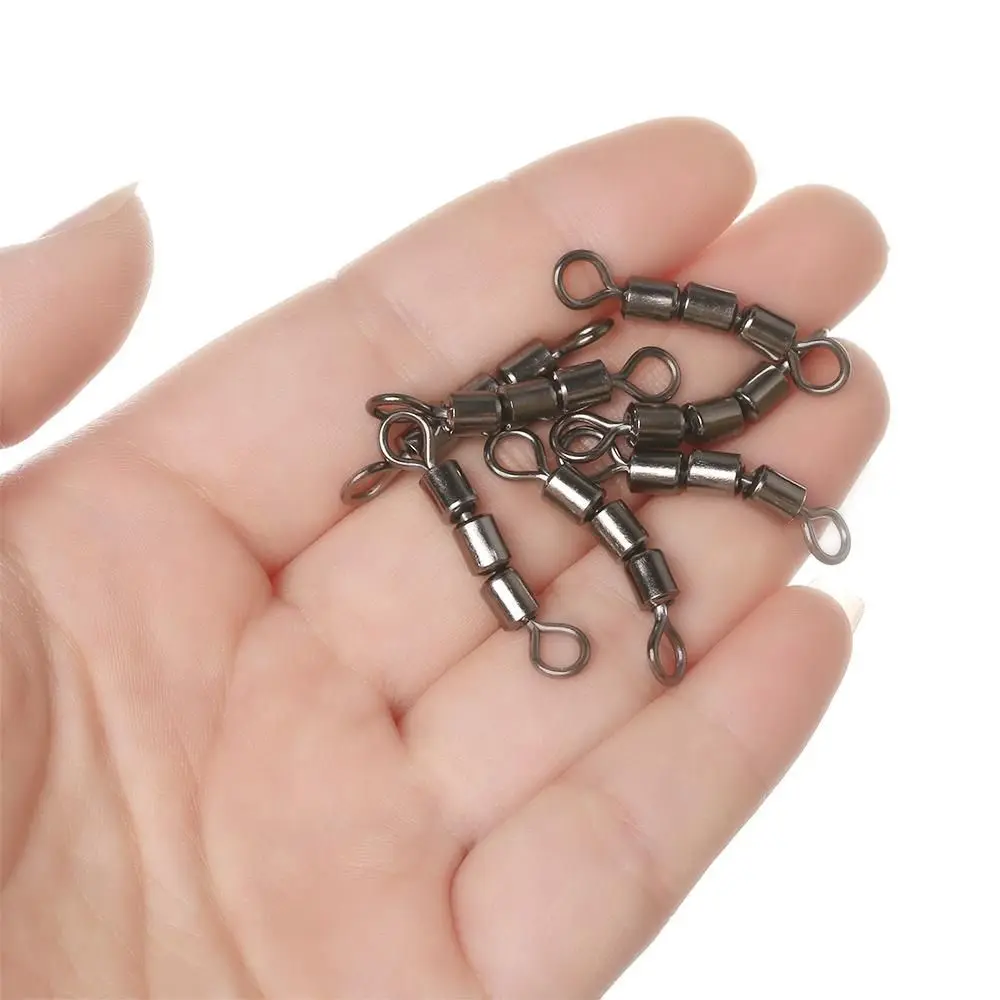 Bearing Safe Fishing Swivels 10pcs fishing swivels