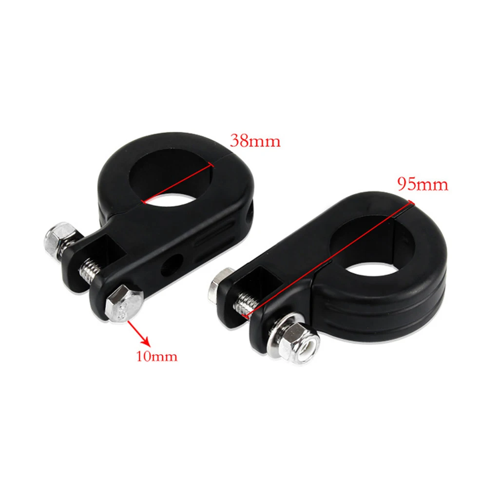CNC aluminum alloy Highway Foot Peg Clamps Mount Kit for Harley 1-1/2'' 38mm Bar Engine Guard