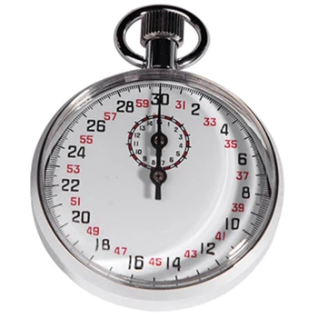 

SXJ504 Mechanical Stopwatch Sports Chronograph Running Timer Handheld with Case Alarm Round Durable Outdoor Portable Accessory