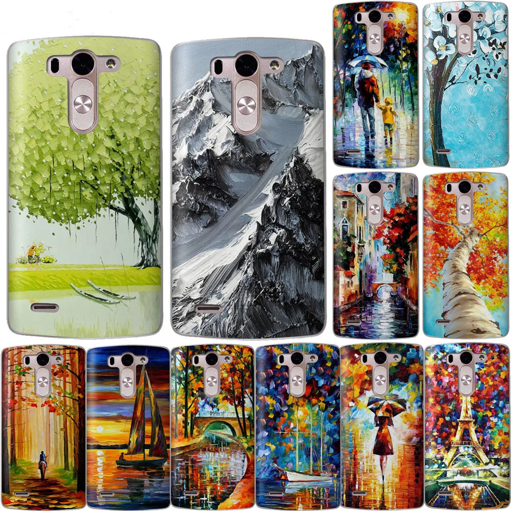 New Arrivals Art Vintage Oil Painting Phone Case For Lg X Screen Q6 Q8 G4 G6 K10 K8 2018 Power 2 Silicone Tpu Back Cover Shell |