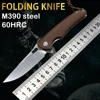 Folding Knife M390 Powder Steel  Pocket Outdoor Camping Combat Knife Utility Tool Survival Knife Rescue Knife Fruit Knife Edc 1