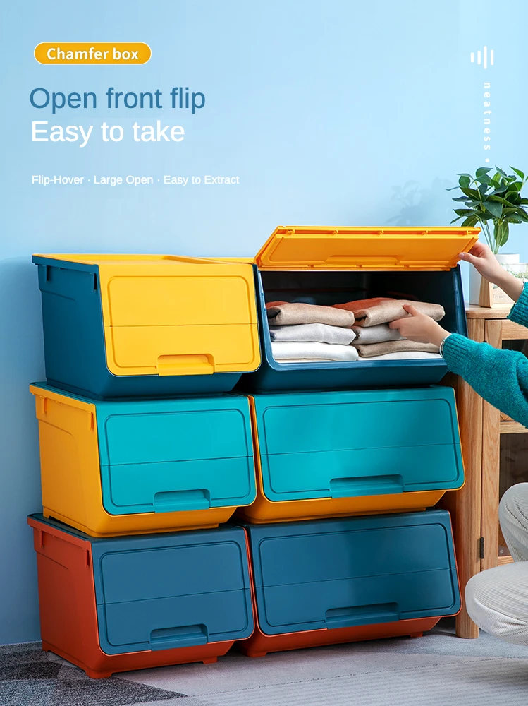 Front open storage box deals